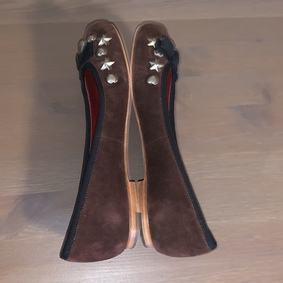 Marc by Marc Jacobs Maroon Suede Flats - Women’s Size 37 - Picture 8 of 9